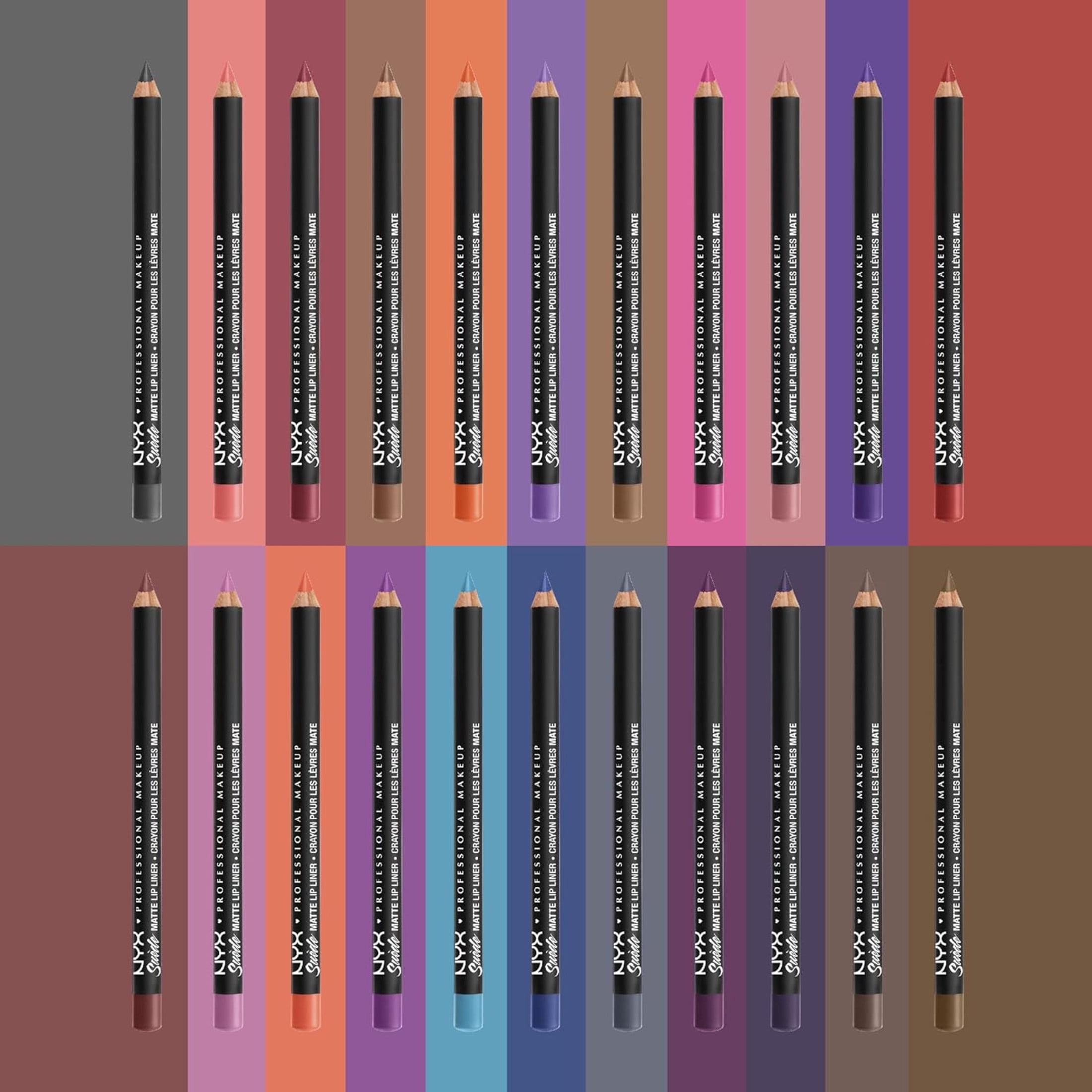 NYX Professional Makeup Crayon à Lèvres Mat en Daim
