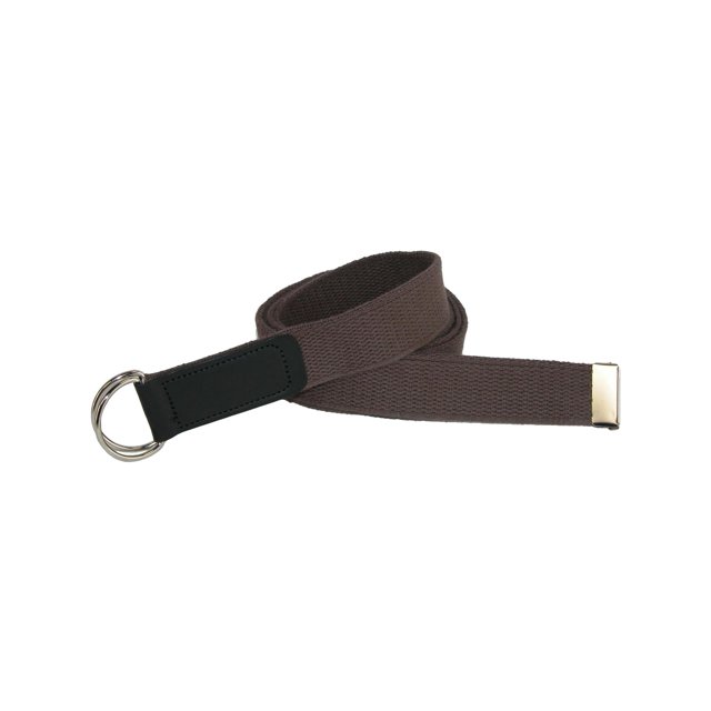 CTM® Cotton Web Belt with Double D Ring Buckle (Women's Plus Size)