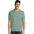 thumbnail image 1 of Hanes Mens ComfortWash Garment Dyed Short Sleeve Pocket Tee, S, Cypress Green, 1 of 1