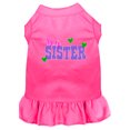thumbnail image 1 of Robe pour Chien Grande Sœur Imprimée Écran Rose Vif TP, 1 of 1