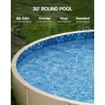 thumbnail image 2 of VEVOR Round Pool Liner 30ft Overlap Style Pool Liner 54in Wall Height Durable, 2 of 9