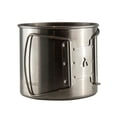 thumbnail image 4 of Coghlan’s 600 mL Stainless Steel Camp Mug — Lightweight Folding Handle Cup with Measurement Markings, 4 of 6
