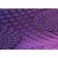 thumbnail image 1 of Ahgly Company Machine Washable Indoor Rectangle Transitional Dark Orchid Purple Area Rugs, 2' x 4', 1 of 7