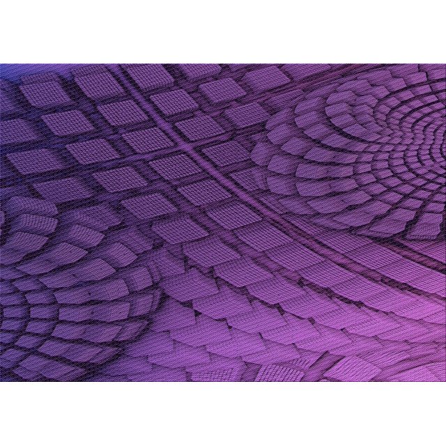 Ahgly Company Machine Washable Indoor Rectangle Transitional Dark Orchid Purple Area Rugs, 2' x 4'