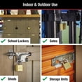 thumbnail image 5 of Master Lock 175D Corps solide Définissez votre propre cadenas à combinaison, 5 of 5