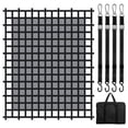 thumbnail image 1 of VEVOR Cargo Net Heavy Duty Cargo Net 120" x 105" Adjustable Buckles & S-Hooks, 1 of 8