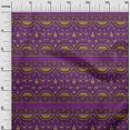 thumbnail image 2 of oneOone Cotton Poplin Fabric Leaves & Floral Block Print Sewing Fabric BTY 42 Inch Wide, 2 of 4