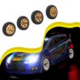 thumbnail image 3 of maskred 4pcs/set RC Car Wheel Rim Tire Modification Parts For 1/28 Wltoys K969 RC Car Vehicle Upgrade Wheel Gold and silver 1Set, 3 of 6