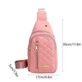 thumbnail image 3 of TACILIP Organization and Storage, Fashionable Embroidery Diamond Shoulder Bag Large Capacity Watertight Backpack with Data Hole, Housewarming Gifts, 3 of 6