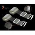 thumbnail image 2 of INSPIRE CHIC Women's Non-Slip Clear Bra Strap Replacement Invisible Shoulder Straps, 2 of 5