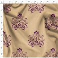 thumbnail image 4 of Soimoi Cotton Voile Fabric Ogee Damask Print Fabric by Yard 42 Inch Wide, 4 of 5