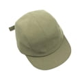 thumbnail image 1 of Short Brim Cap Unisex Solid Color Replacement Sunproof Decorative Stylish Casual Adjustable Fashionable Baseball Hat Green, 1 of 7