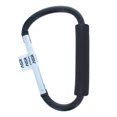 thumbnail image 1 of (6 Pack) Aluminum Multi-Color Carabiner Spring Clip Keychain Black Jumbo, 1 of 4