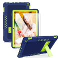 thumbnail image 1 of Mignova for Fire HD 10 Case,Heavy-Duty Drop-Proof Shock-Resistant Rugged Protective case(with Stand) for All-New Amazon Fire HD 10&Fire HD 10 Plus(11th Generation, 2021 Release (Navy/Green+1 Pack), 1 of 6