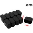 thumbnail image 1 of MYG 10 X Rubber Chair Leg Cap Oval Covers Furniture Table Feet Floor Protectors, 1 of 9