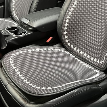 Meitianfacai Summer Ventilated Car Seat Cover,Breathable Cooling Car Seat Cushion,Anti-Slip Car Seat Protector with Storage Pocket Fit for Car Truck SUV Van Car Interior Accessories(Black)