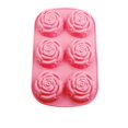 thumbnail image 2 of Oleegame 2PC Cookie Mold Craft Cake Fondant Silicone Tools Candy Sugar Tools Cake 1PC Cake Mould Pink, 2 of 8