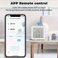 thumbnail image 2 of AMERTEER 4-Pack Tuya Smart WiFi Thermometer Hygrometer with Alexa/Google Assistant Voice Control  Wireless Temperature & Humidity Sensor  LED Display  Smart Life App Alerts  Battery-Power, 2 of 5