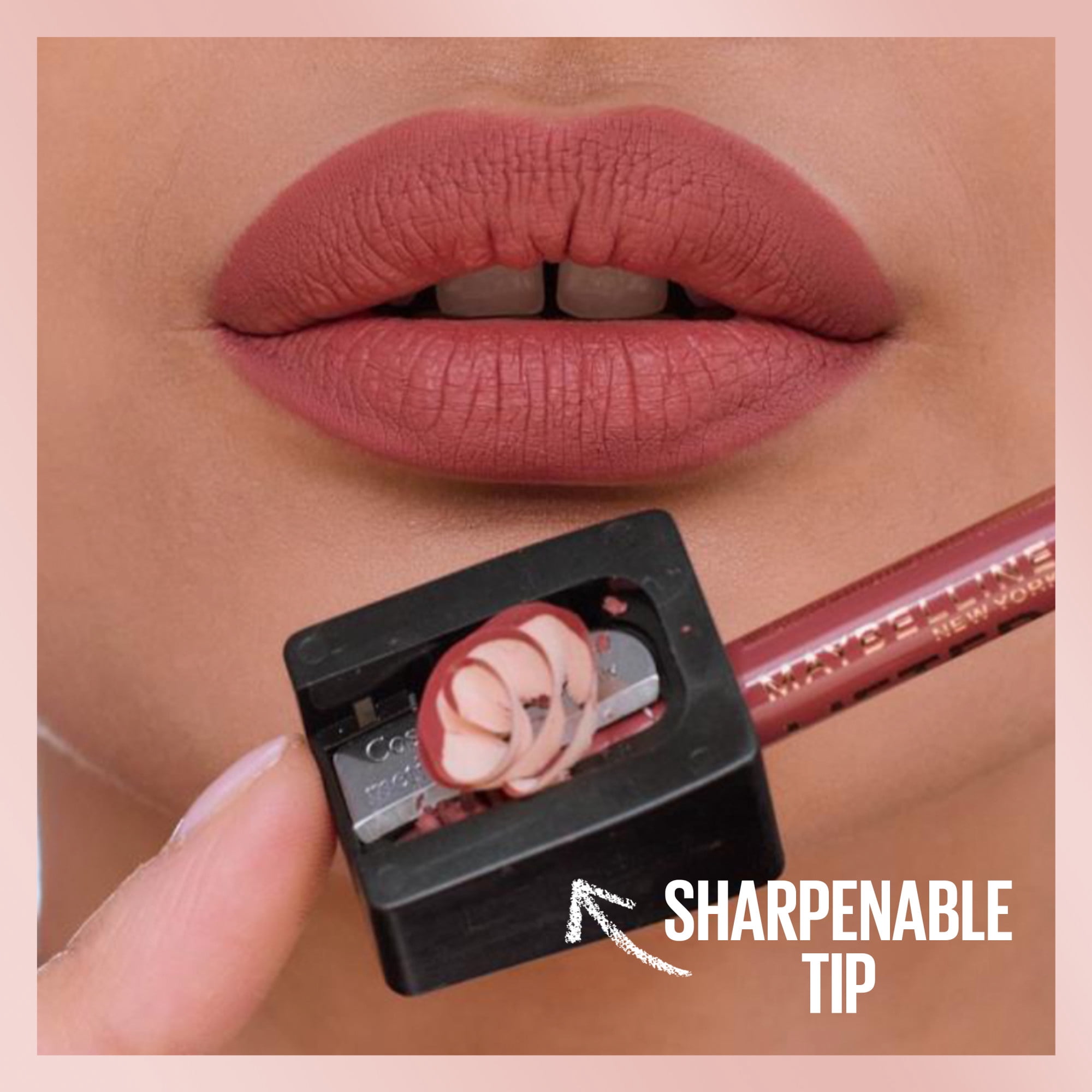 Traceur à lèvres Lifter Liner de Maybelline New York, longue tenue, application lisse et en douceur, acide hyaluronique,, maybe it's ,1.2 g