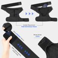 thumbnail image 2 of EcoNesxp Black Large Bursitis Injury Men's Left and Right Arm Shoulder Bracket Stabilizer Large, 2 of 5