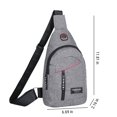 thumbnail image 3 of Vadktai Crossbody Sling Backpack , Sac à Bandoulière, Sac de Poitrine de Randonnée de Voyage, 3 of 8