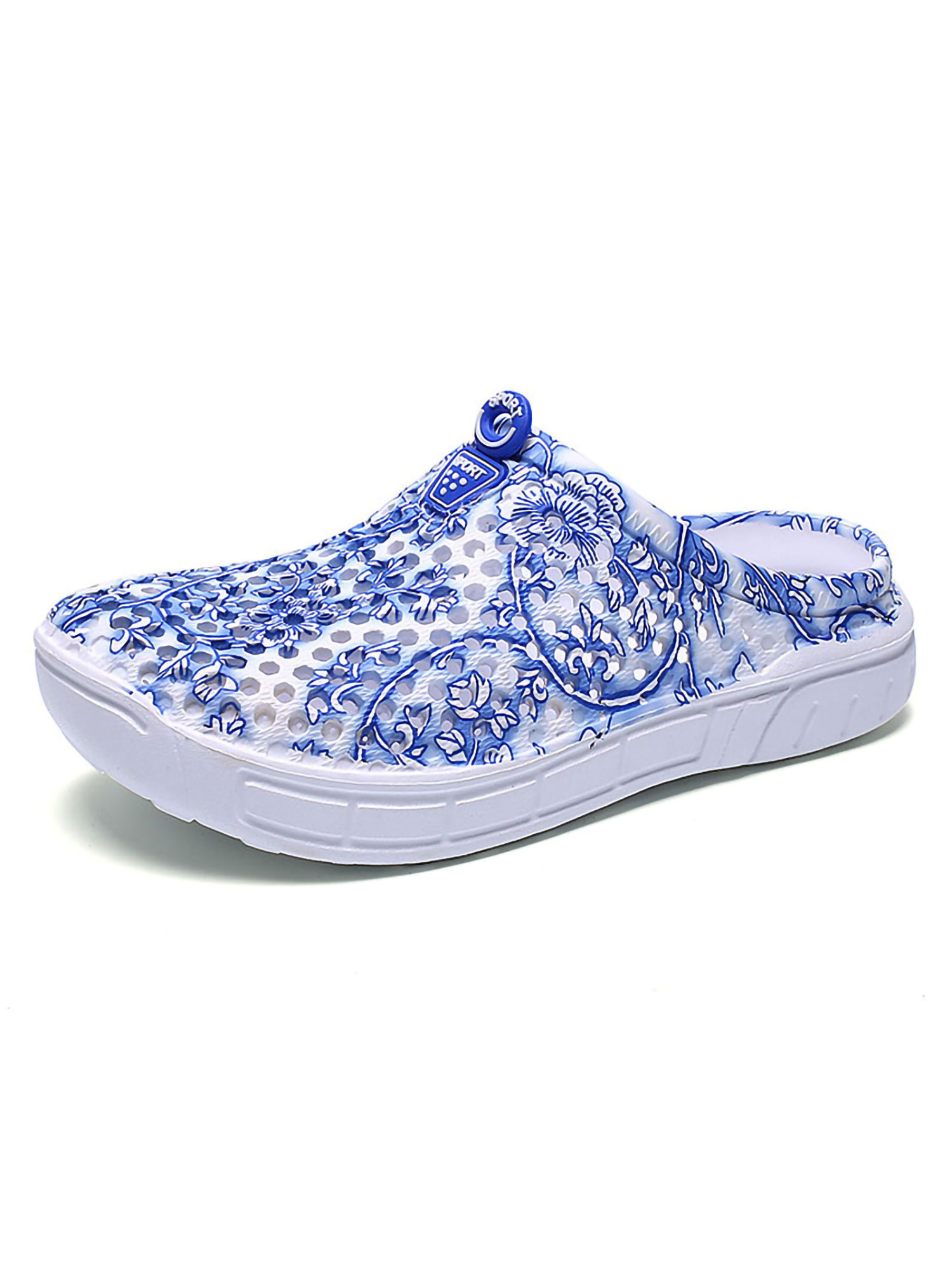 Innerwin Women Clogs Summer Mules Slip On Quick Dry Sandals Beach Shower Blue 10