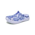 thumbnail image 1 of Innerwin Sabots pour Femmes Mules d'Été à Enfiler Séchage Rapide Sandales Plage Douche Bleu 8, 1 of 8
