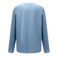 thumbnail image 5 of Chandails à Capuchon de Mode pour Femmes 2023 Oversize Texte Drôle Lettre Imprimée Col Rond Manches Longues Chandail en Molleton Ample Chandail Blouse 50 % de Rabais Liquidation Costumes Halloween/noël, 5 of 5