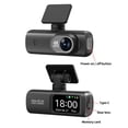 thumbnail image 3 of Maytalsory ABS Dash Cam Front Rear Dash Camera 4K/1080P 4K Dash Cam Dash Cam Recorder 24H Parking Monit-or G-sensor Wide-Angle Lens 32G Card, 3 of 6