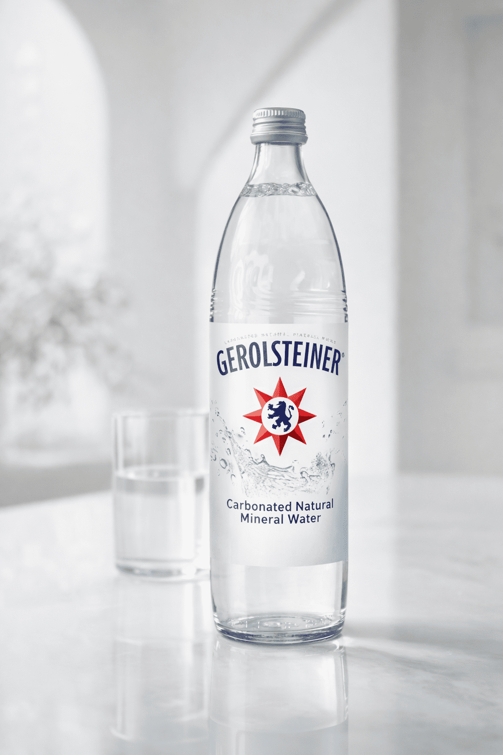 Gerolsteiner Mineral Water in Glass Bottle 750ml