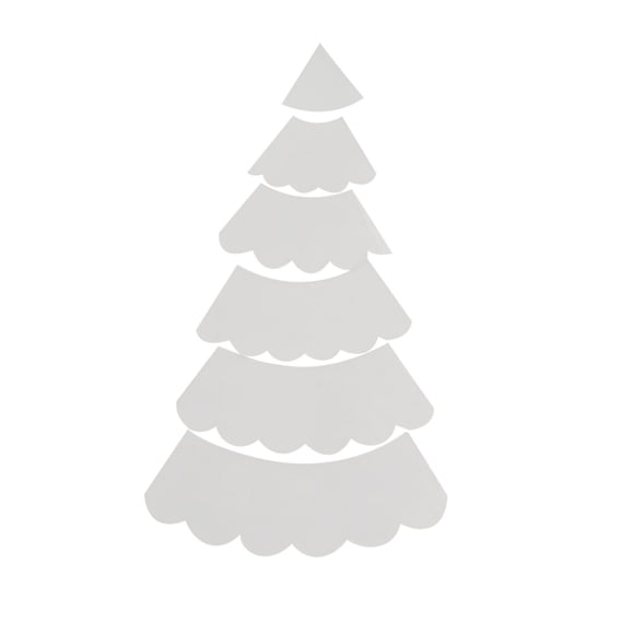 Yhmxh Arbre de Noël Couture à la Main Règle en Tissu Modèle de Couture Arbre de Noël Cadeaux DIY Décorations de Noël Extérieures Fournitures de Fête de Noël Cadeaux de Noël