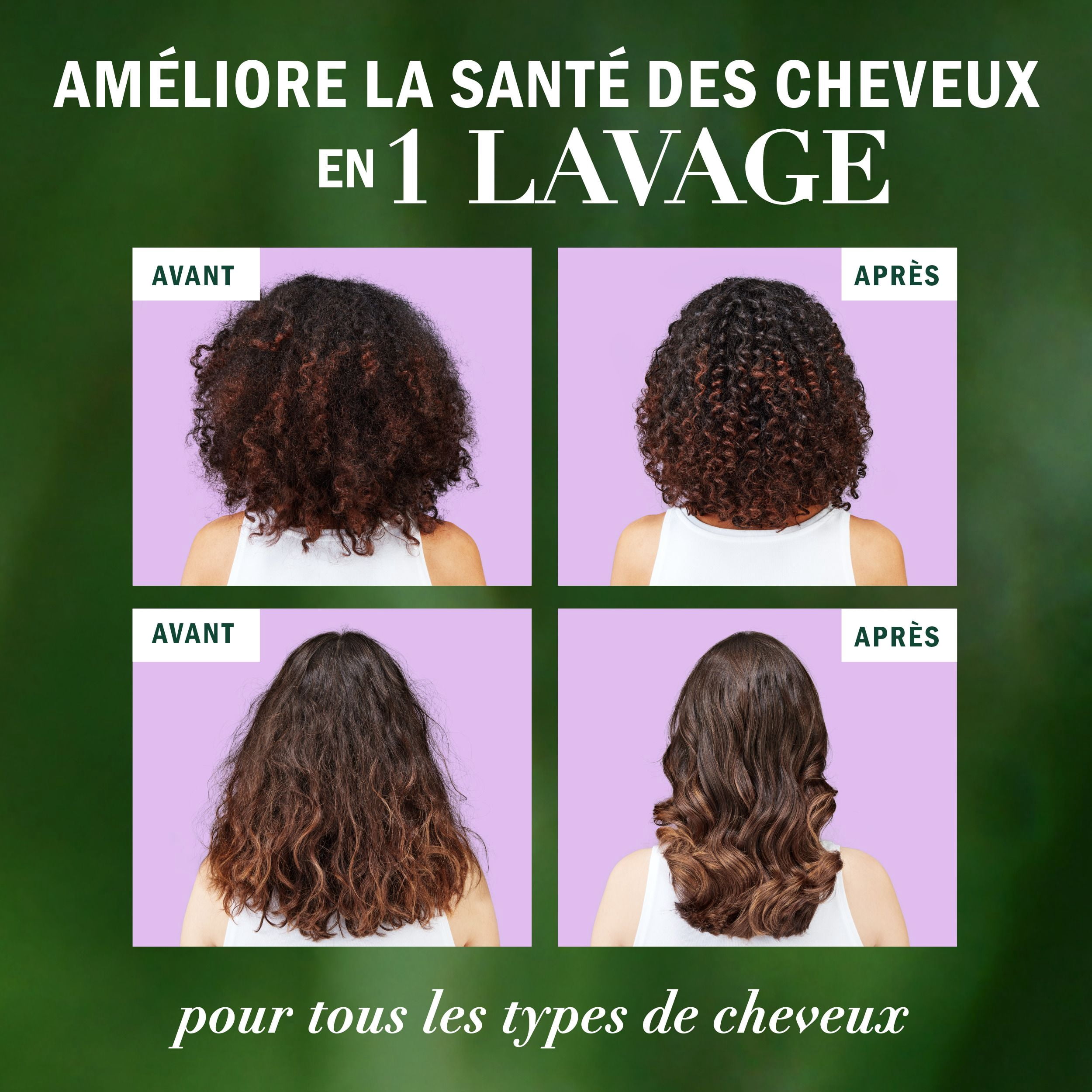 Shampooing sans sulfate Herbal Essences Abondants et épais à la passiflore, 400 mL