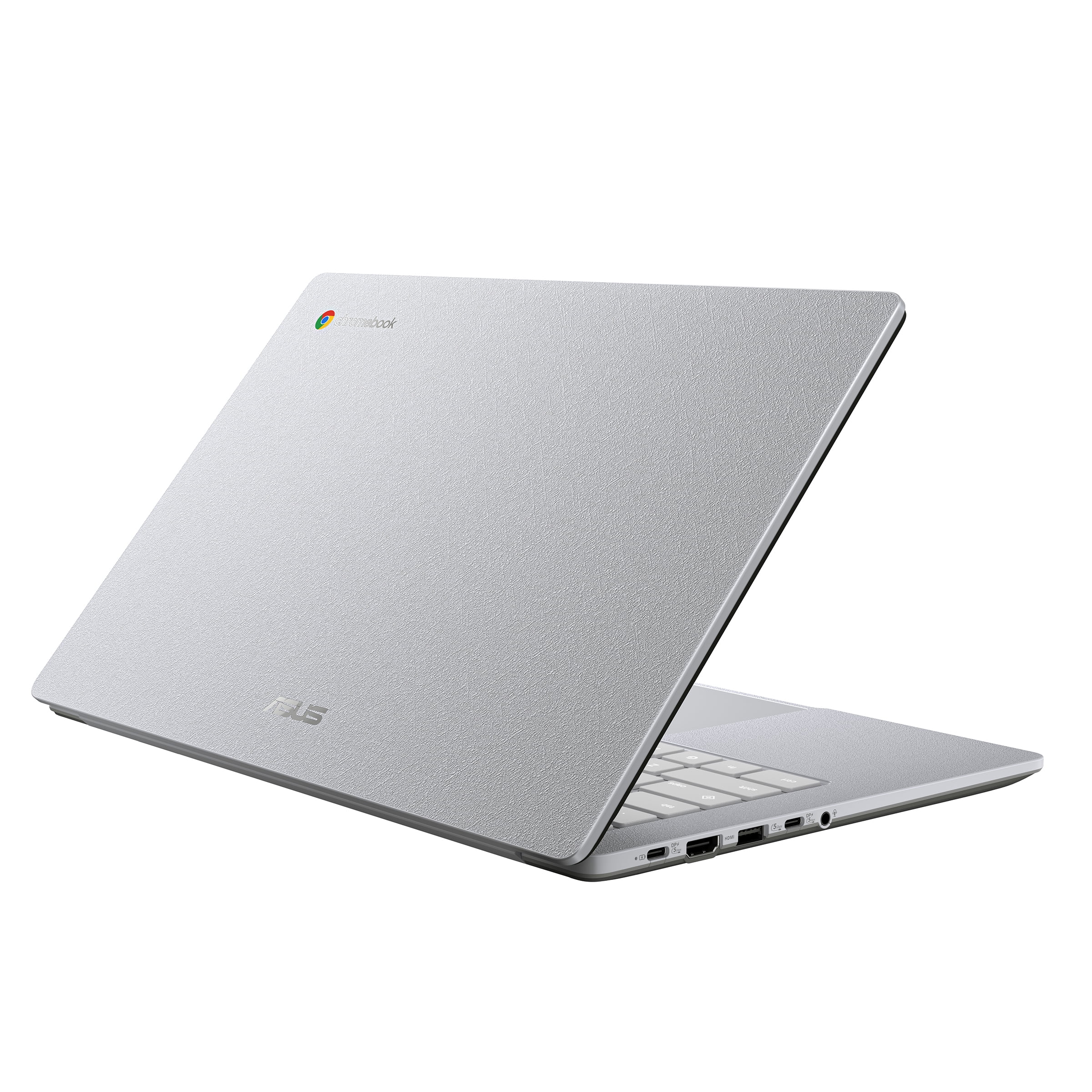 Ordinateur portable ASUS Chromebook CM14, écran FHD (1920 x 1080) 16:9 antireflet de 14 po, pro MediaTek™ Kompanio 540, stockage eMMC de 64 Go, mém de 4 Go, ChromeOS, Pure Grey, CM1405CM4A-WB01-CB