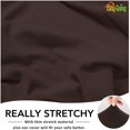 thumbnail image 4 of CHOK 2024 Super Stretch Sofa Slipcover Non Slip Couch Cover  Oversized Sofa  Dark Gray, 4 of 7