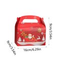 thumbnail image 3 of Qocolhg Outdoor Christmas Decorations Indoor, Christmas Series Cardboard Gift Box 4 Pack Gift Packaging Box Candy Gift Box Handheld Gift Box, Christmas Home Party Decor Clearance, 3 of 6