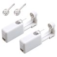 thumbnail image 1 of Yeacher Outil d'Auto-percement d'Oreille Blanc Kit d'Auto-percement Perceuse d'Oreille Jetable avec Clous d'Oreille, 1 of 7