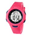 thumbnail image 1 of Children's Digital Watch Outdoor Waterproof Wrist Watch Calendar Pink Pink, 1 of 8