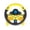Yellow, variant on lionlar Battery Powered Simulated Driving Steering Wheel Toy Car Driving Toy for Infant Pink