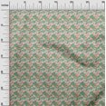 thumbnail image 3 of oneOone Cotton Poplin Twill Sea Green Fabric Leaves Fabric For Sewing Printed Craft Fabric By The Yard 56 Inch Wide, 3 of 5