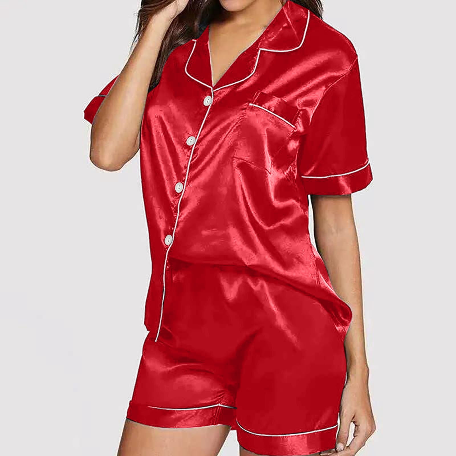KOKOPARK Pj Sets for Woman Fall Pajamas Women Y2K Lightweight Short ...