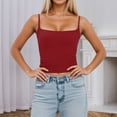thumbnail image 2 of Women's Everyday Layering Tank Top with Adjustable Straps and Removable Padding for Casual Wear and, 2 of 6