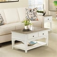 thumbnail image 2 of Bowery Hill Table Basse Rectangulaire en Bois Franc Massif Naturel avec Tablette Fixe 36 Pouces x 24 Pouces, 2 of 7