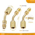 thumbnail image 4 of Air Conditioner R410a Adapter Valve Core Remover Kit For Split HVAC System, 4 of 7