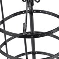 thumbnail image 4 of maskred Round Rotating Earrings Stand Holder Metal Stud Earring Display Rack 4 Layer Desktop Jewelry Hanger black, 4 of 8