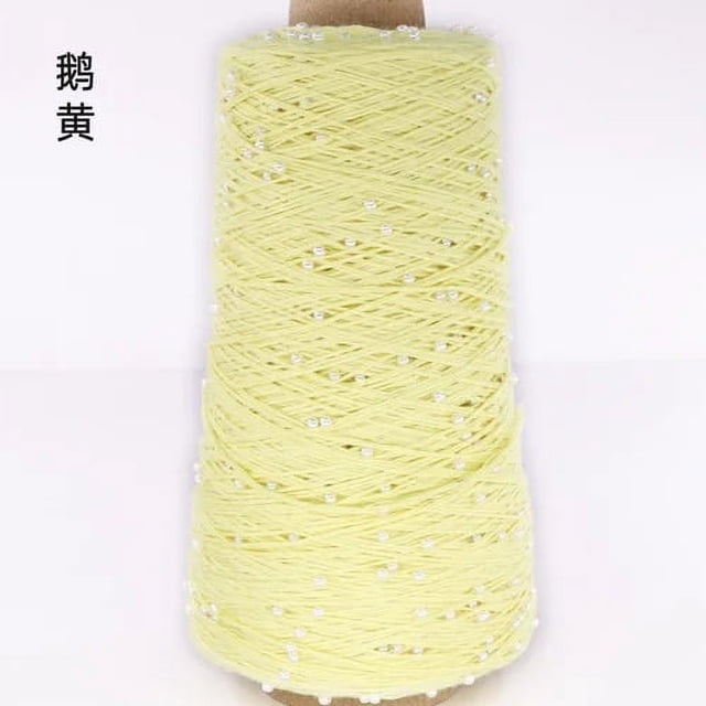 350g Pearl Mercerized Cotton Yarn Hand-knitted Cotton Pearl Lace Line Fine Crochet Thread Bead Thread Diy Hand-braided Thread