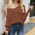 thumbnail image 1 of EGNMCR Cardigans pour Femmes, Chandails pour Femmes Mode Décontractée Unie Chandail à Manches Longues Col en V Chandail Femmes Chandail, 1 of 5