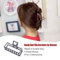 thumbnail image 2 of maskred Pinces à Griffes Mode Grand Style Simple Pratique Style Simple Accessoires Exquis Barrettes pour Femmes Noir/rectangle 1Ensemble, 2 of 6
