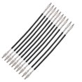 thumbnail image 1 of Ccdes Pièces d'Instrument de Musique, Queue de Violon en Fil d'Acier, 10pcs 4/4 3/4 Corde de Queue de Violon Corde de Queue de Fil d'Acier Corde de Gut, 1 of 8