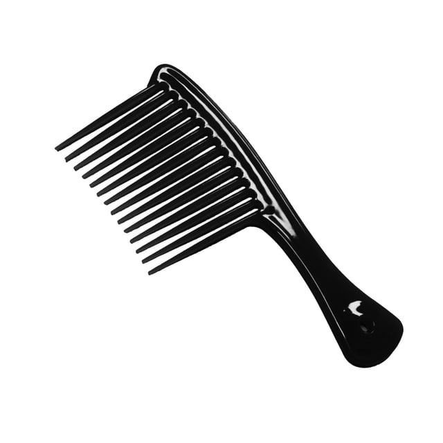 Wide Tooth Detangling Brush with Ergonomic Handle for Smooth Hair Care and Reduced Breakage