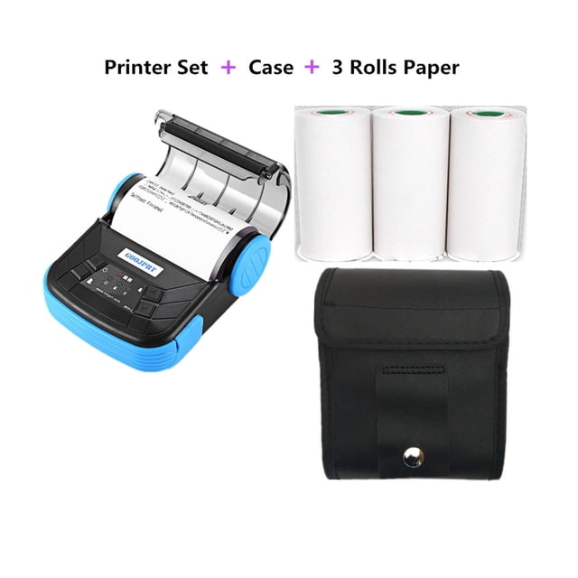 Inkless USB DC5V 80mm Bluetooth-Compatible Mini Thermal Printers Light Weight Portable Receipt Printers Paper Mobiles ,Excellent Scanning Performance